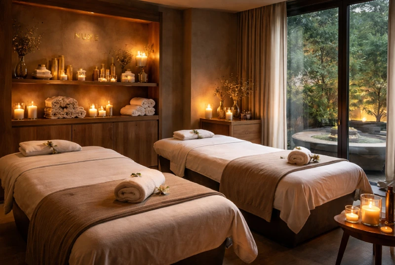 Spa luxueux Nuxe intérieur relaxant